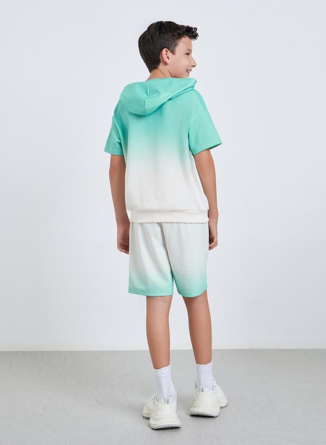 ستايلي مجموعة من شورت وتيشيرت بطبعة تاي داي - Image 5